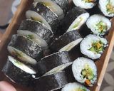 Foto del paso 2 de la receta: Maki Sushi de pepino y zanahoria