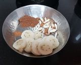 A picture of step 1 of Oats and dates milkshake.