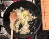 A picture of step 3 of Beetroot and Feta risotto.