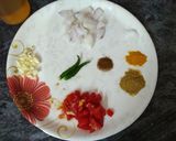 A picture of step 3 of Barbati Tomato Kura or Yard Beans with tomato.