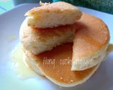 Hình bước làm 4 của món Souffle pancake (bánh không lò, không bột nở, không máy đánh trứng)