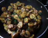 A picture of step 3 of Kache kele ki spicy bhujiya.