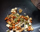 A picture of step 1 of Barnyard millet sweet pulao.