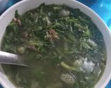 Hình bước làm 6 của món Canh cải thịt nạc tái chế từ thịt rang♻