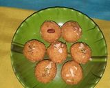 A picture of step 4 of Besan ladoo.