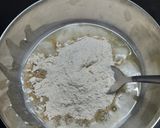 A picture of step 1 of Sukhadi or Godpapdi.
