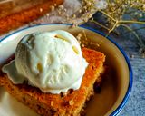 A picture of step 6 of Malva Pudding.