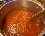A picture of step 3 of Tomato Sauce with Meat.