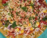 A picture of step 4 of 2 minutes Khakra Pizza.