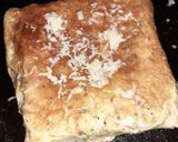 A picture of step 3 of Egg Wraped Sandwich.