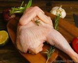 A picture of step 1 of Honey Rosemary chicken.