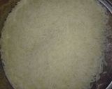 A picture of step 1 of Lebanese Makmoura or Rice with Cabbage.