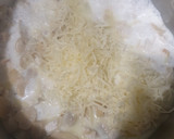 Foto del paso 3 de la receta: Macarrones con pollo, champiñones y salsa de queso