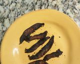 A picture of step 2 of Bacon (mushroom) /Wild Rice.