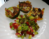Foto del paso 4 de la receta: Rodajas de chile morrón y ensalada de nopales
