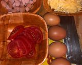 Reggeli tojásos tortilla torta recept fázis 1 fotója