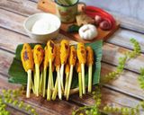 A picture of step 7 of Balinese Fish Satay (Satay Lilit Ikan).