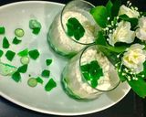 A picture of step 4 of Double layer Agar Agar (china grass) Dessert💚🇵🇰💚🇵🇰💚🇵🇰💚🇵🇰💚🇵🇰#ilovepakistanMotivational Post.