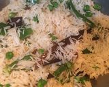 A picture of step 4 of Green Peas Capsicum Pulao.