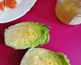 Foto del paso 2 de la receta: Ensalada templada de cogollos de lechuga y parmesano