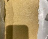 Foto del paso 2 de la receta: Cuadraditos de papaya con masa vegana sin lácteos