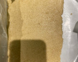 Foto del paso 2 de la receta: Cuadraditos de papaya con masa vegana sin lácteos