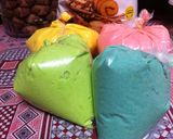 Foto langkah ke 5 dari resep Lidah Kucing Rainbow Kreasi.