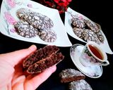عکس مرحله 5 از دستور کوکی ترک دار شکلاتی 😋😍 Chocolate cookies