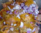 A picture of step 1 of Chicken floss.