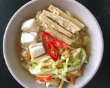 Hình bước làm 3 của món Soup udon | Món chay đơn giản