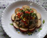 A picture of step 11 of Russian salad.