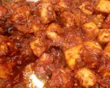A picture of step 4 of Dhaba style Paneer Masala.