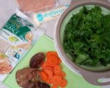 รูปขั้นตอนการทำที่ 1 ของ ต้มจืดผักวอเตอร์เครสลูกเงาะ (มังสวิรัติ/vegan)