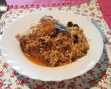 Foto del paso 8 de la receta: Arroz con pollo dulce frutos secos