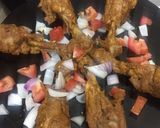 A picture of step 10 of Tawa chicken drumsticks.