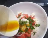 Foto del paso 2 de la receta Bruschetta de sandía con queso feta y hierbabuena