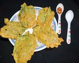 A picture of step 5 of Palak Pakory.