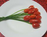Foto del paso 10 de la receta: Tomates rellenos en ramo de tulipanes San Valentín