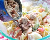 A picture of step 5 of Tuna and Vegetable Pasta Salad.