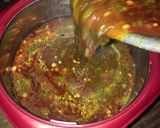 A picture of step 4 of Traditional okro soup.
