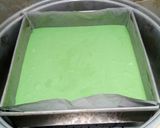Foto langkah ke 7 dari resep Brownies Kukus Pandan Ny.Liem.