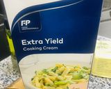 A picture of step 1 of Low gluten spicy pasta with Lemon garlic, mushroom top with egg and Parmesan cheese 😉🥒🍋🧄🥚🌶.