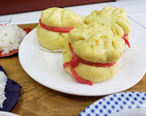 Hình bước làm 4 của món Bánh bao túi tiền