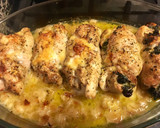 Foto del paso 3 de la receta: Muslos de pollo rellenos de bacon&queso/espinacas con pasas