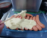 Foto del paso 2 de la receta: Salchichas alemanas con puré de patatas gratinadas