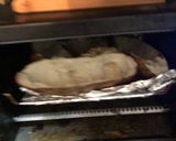 A picture of step 7 of Leftover meatloaf and baked potato.