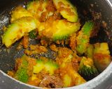 Kakoda badi ki sabji / ककोड़ा बड़ी की सब्जी रेसिपी चरण 3 फोटो