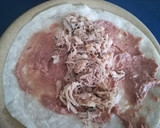 A picture of step 5 of Pork and Bean Burritos.