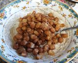 A picture of step 2 of Beans Medammes.