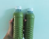 Hình bước làm 5 của món Trà sữa Thái Xanh